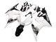 2005 Yamaha YZF 600 R6 Motorcycle Fairings - White Black
