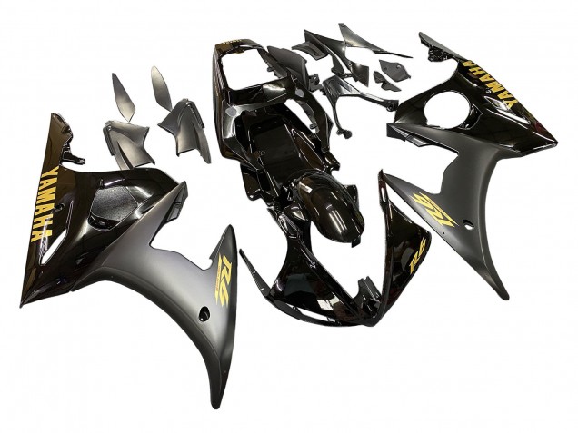 2005 Yamaha YZF 600 R6 Motorcycle Fairing - Black Gold