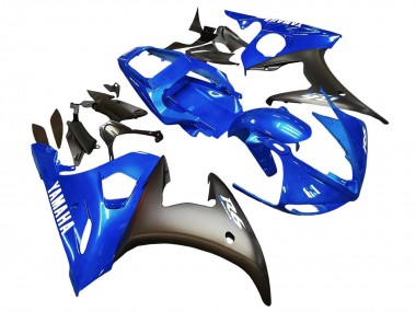 Shop 2005 Yamaha YZF 600 R6 Motorcycle Fairings - Blue Matte Black