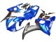 2005 Yamaha YZF 600 R6 Motorcycle Fairings - Blue Matte Black