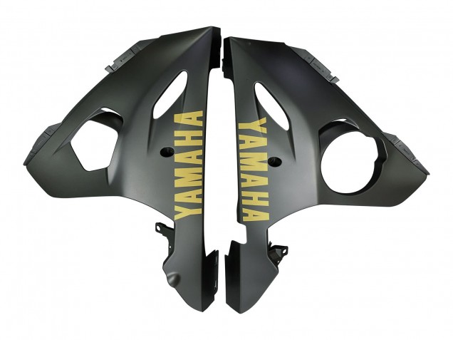2005 Yamaha YZF 600 R6 Motorcycle Fairings - Grey Matte Black Gold