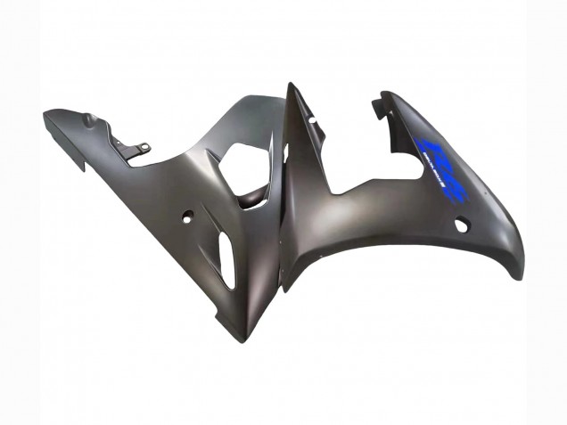 2005 Yamaha YZF 600 R6 Motorcycle Fairings - Black Blue