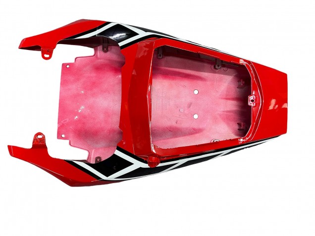 2005 Yamaha YZF 600 R6 Motorcycle Fairings - White Red Glossy Black