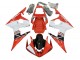 2005 Yamaha YZF 600 R6 Motorcycle Fairings - White Red Glossy Black