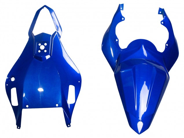 2006-2007 Yamaha YZF 600 R6 Motorcycle Fairings - Blue White Glossy Black