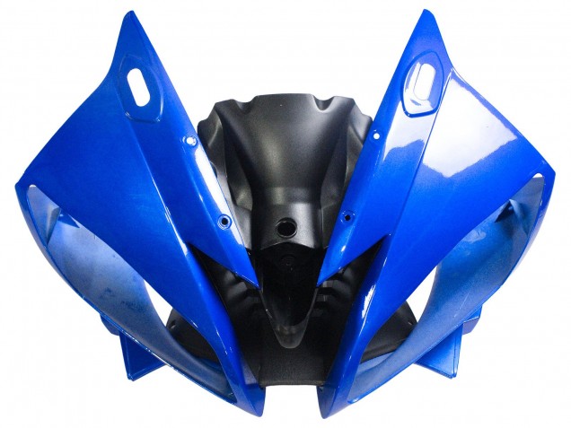 2006-2007 Yamaha YZF 600 R6 Motorcycle Fairings - Blue White Glossy Black