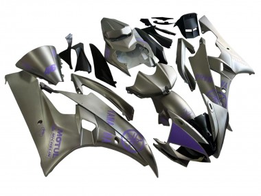 Shop 2006-2007 Yamaha YZF 600 R6 Motorcycle Fairings - Grey Purple Motul