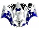 2006-2007 Yamaha YZF 600 R6 Motorcycle Fairings - White Blue Jordan