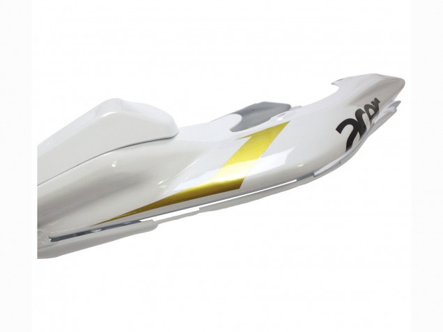 2006-2007 Yamaha YZF 600 R6 Motorcycle Fairings - White Gold Black Fiat