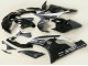 2006-2007 Yamaha YZF 600 R6 Motorcycle Fairings - Glossy Black Matte Black White Motul Michelin