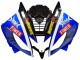 2006-2007 Yamaha YZF 600 R6 Motorcycle Fairings - White Blue Black Fimer Volvo Yamalube Sterilgarda