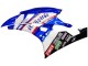 2006-2007 Yamaha YZF 600 R6 Motorcycle Fairings - White Blue Black Fimer Volvo Yamalube Sterilgarda