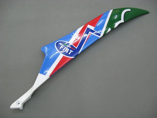 2006-2007 Yamaha YZF 600 R6 Motorcycle Fairings - Blue Green White Red Dunlop Michelin Motul