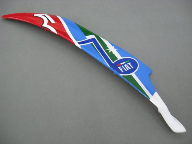 2006-2007 Yamaha YZF 600 R6 Motorcycle Fairings - Blue Green White Red Dunlop Michelin Motul