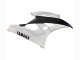 2006-2007 Yamaha YZF 600 R6 Motorcycle Fairings - White Matte Black