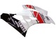 2006-2007 Yamaha YZF 600 R6 Motorcycle Fairings - White Red Black Motul