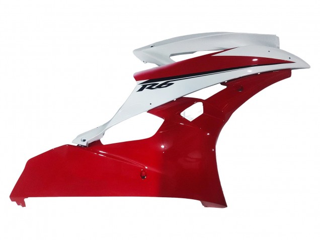 2006-2007 Yamaha YZF 600 R6 Motorcycle Fairings - White Red