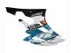 2006-2007 Yamaha YZF 600 R6 Motorcycle Fairings - White Blue Black Semakin Didepan ENEOS