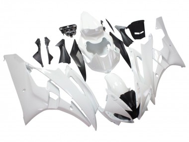 Shop 2006-2007 Yamaha YZF 600 R6 Motorcycle Fairings - White