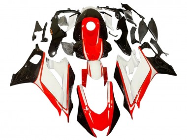 Shop 2017-2025 Yamaha YZF 600 R6 Motorcycle Fairings - White Red Glossy Black