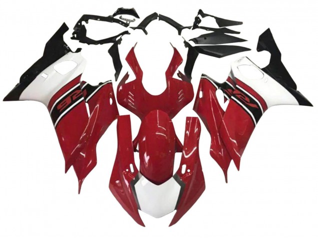 2017-2025 Yamaha YZF 600 R6 Bike Fairings - White Red Black