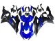 2017-2025 Yamaha YZF 600 R6 Motorcycle Fairings - Blue Matte Black