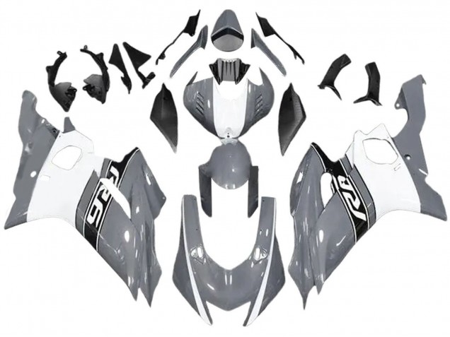 2017-2025 Yamaha YZF 600 R6 Motorcycle Fairings - Nardo Grey White