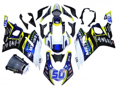Shop 2017-2025 Yamaha YZF 600 R6 Motorcycle Fairings - White Yellow Blue