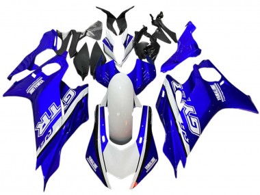 Shop 2017-2025 Yamaha YZF 600 R6 Motorcycle Fairings - White Blue GYTR