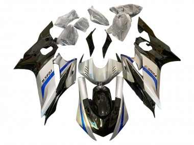 Shop 2017-2025 Yamaha YZF 600 R6 Motorcycle Fairings - Silver Blue Black