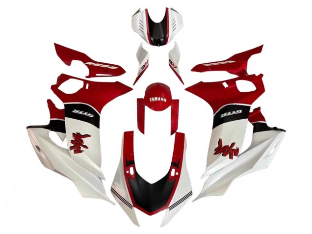 2017-2025 Yamaha YZF 600 R6 Motorcycle Fairing - White Red Black