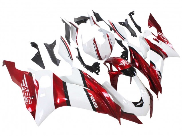 2017-2025 Yamaha YZF 600 R6 Motorcycle Fairings - White Red Black
