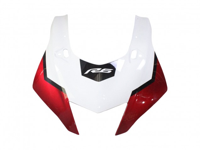 2017-2025 Yamaha YZF 600 R6 Motorcycle Fairings - White Red Black