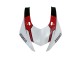 2017-2025 Yamaha YZF 600 R6 Motorcycle Fairings - White Red Black Semakin Didepan