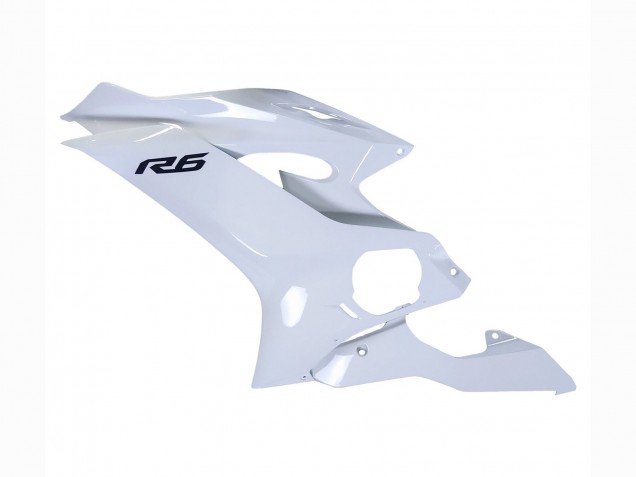 2017-2025 Yamaha YZF 600 R6 Motorcycle Fairings - White