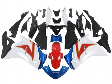 Shop 2011-2015 Honda CBR250RR Motorcycle Fairings - White Red Light Blue
