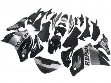 Shop 2011-2015 Honda CBR250RR Motorcycle Fairings - Silver White Glossy Black Repsol