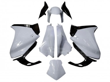 Shop 2010-2014 Honda VFR 1200 Motorcycle Fairings - White Glossy Black