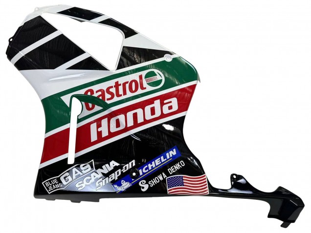 2000-2006 Honda VTR1000 Motorcycle Fairings - White Red Green Glossy Black Castrol
