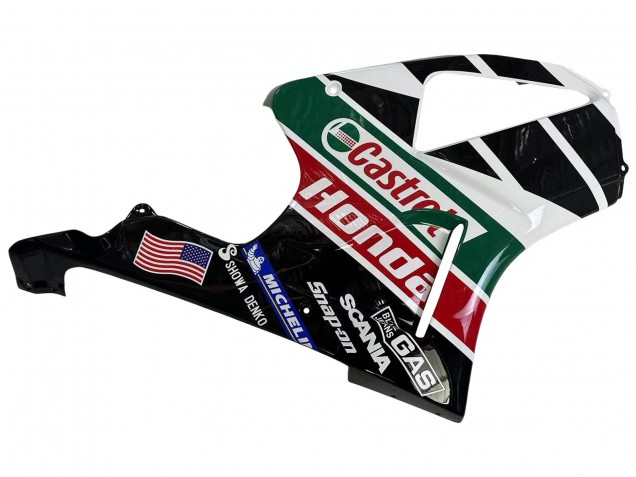 2000-2006 Honda VTR1000 Motorcycle Fairings - White Red Green Glossy Black Castrol