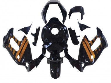 Shop 1997-2005 Honda VTR1000F Motorcycle Fairings - Glossy Black Gold