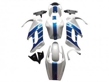 Shop 1997-2005 Honda VTR1000F Motorcycle Fairings - White Blue