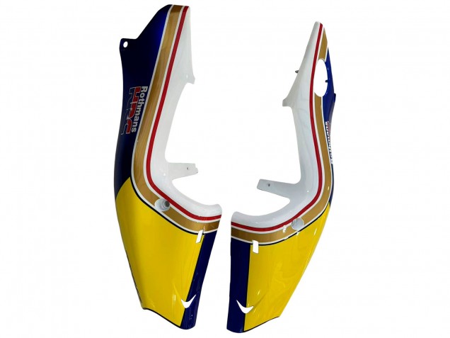 1994-1996 Honda NSR250 Motorcycle Fairings - White Blue Yellow Gold Rothmans