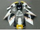 1988-1989 Honda NSR250R Motorcycle Fairings - White Yellow Gold Glossy Black