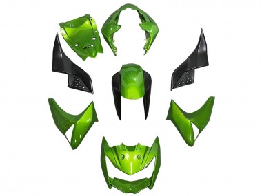 Shop 2003-2006 Kawasaki Z1000 Motorcycle Fairing - Green Glossy Black