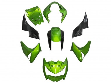 Shop 2003-2006 Kawasaki Z1000 Motorcycle Fairing - Green Glossy Black