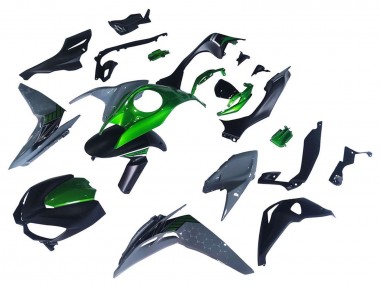 Shop 2014-2019 Kawasaki Z1000 Motorcycle Fairings - Black Green Grey