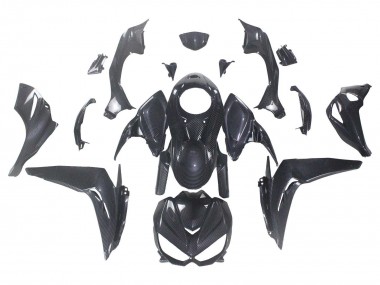 Shop 2014-2019 Kawasaki Z1000 Motorcycle Fairings - Black Carbon Fiber