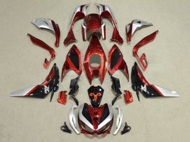 Shop 2014-2019 Kawasaki Z1000 Motorcycle Fairings - Red Silver Black
