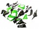 2013-2018 Kawasaki Z800 Motorcycle Fairings - Green Glossy Black